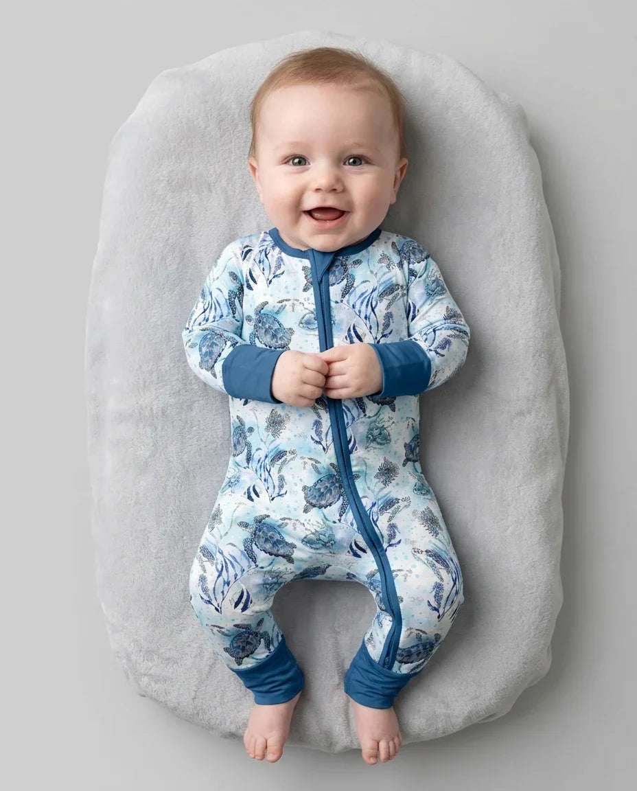 Little Turtles Family Matching Bamboo Convertible Zippy
