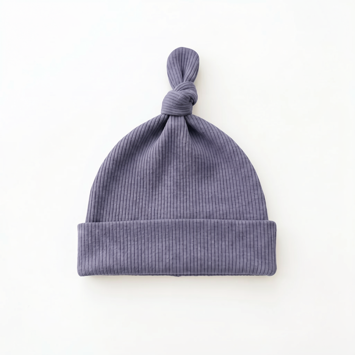 Ribbed Bamboo Knotted Hat