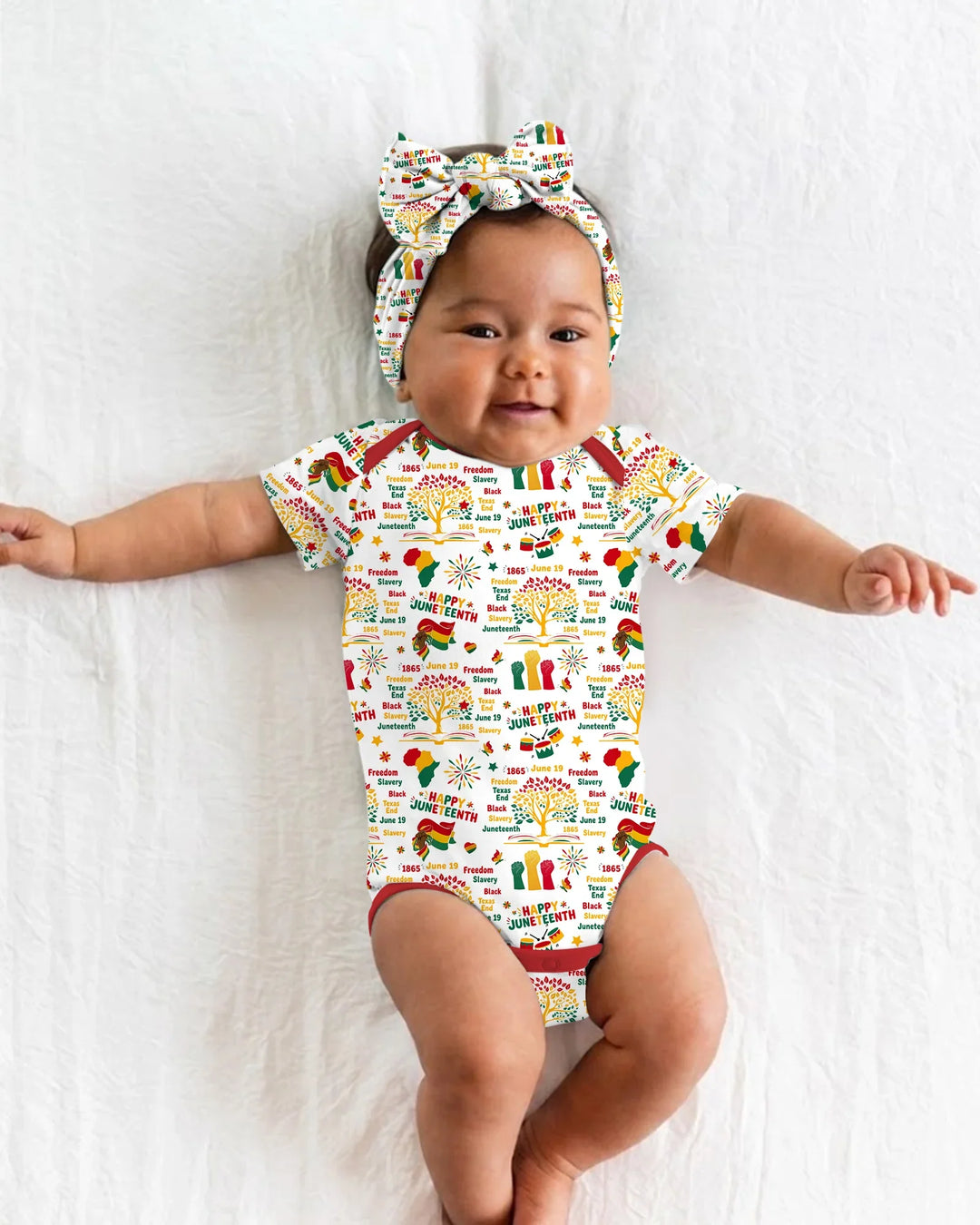 Happy Juneteenth Bamboo Bodysuit