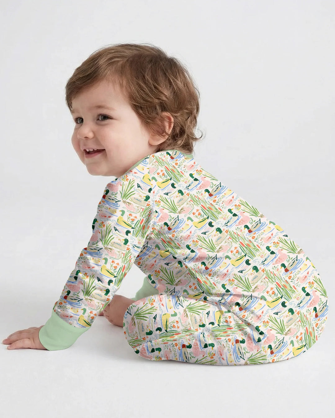Whimsical Mallard Duck Bamboo Convertible Zippy