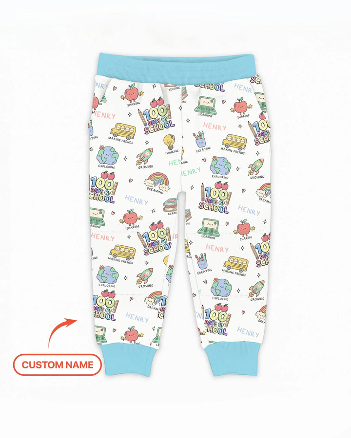 Custom Name Celebration Hundred Days Jogger
