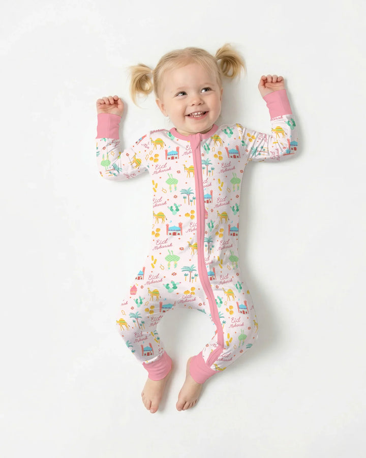 Eid Mubarak Matching Family Convertible Zippy