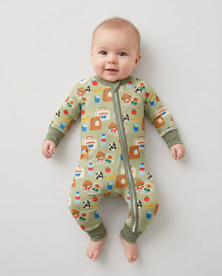 Gerippte Babykleidung mit individuellem Foto - Weich &amp; Skizzenhaft