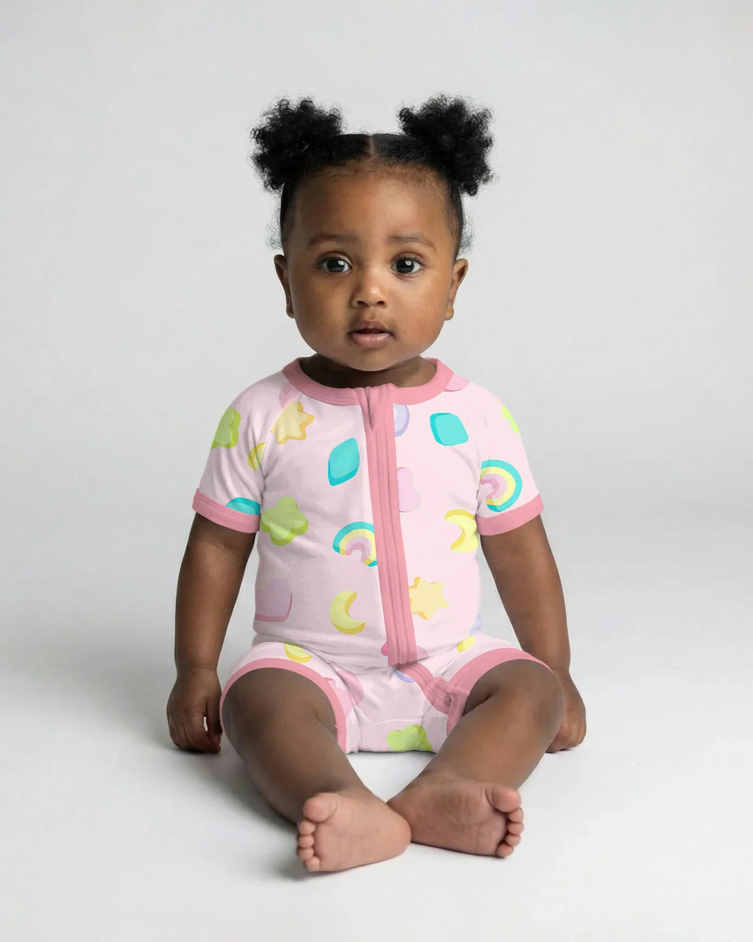 Pastel Lucky Charms Scatter Shorty Zippy