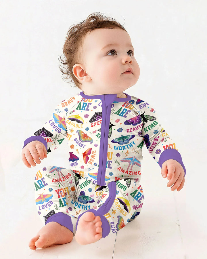Gerippte Babykleidung mit individuellem Foto - Weich &amp; Skizzenhaft