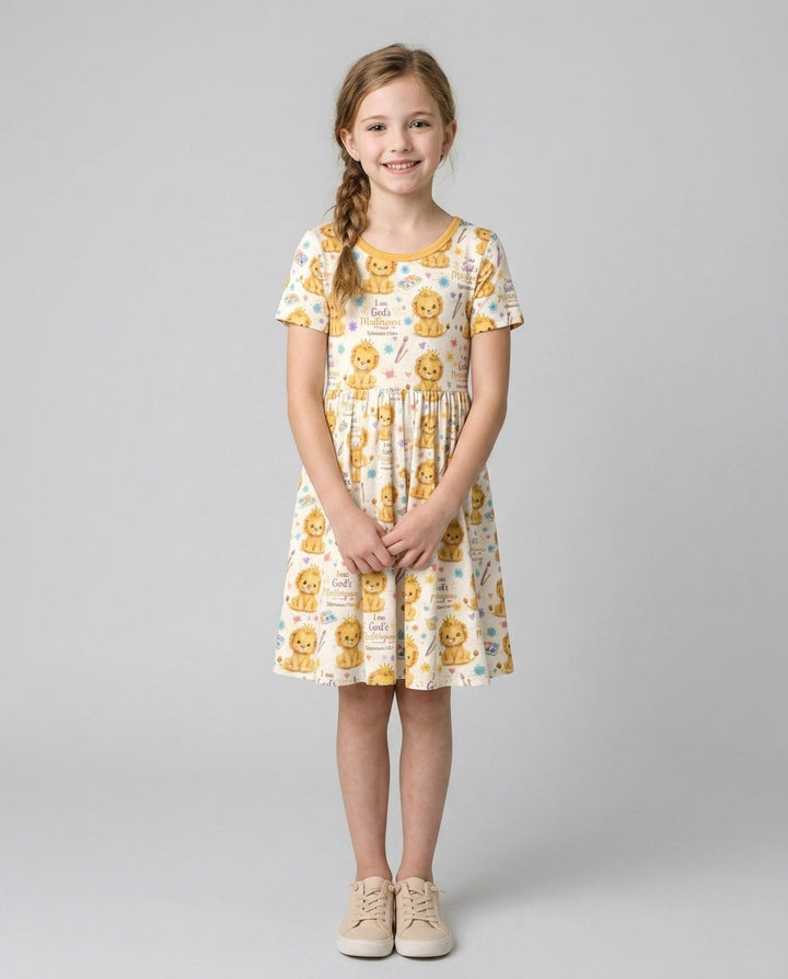 I Am God's Masterpiece Bamboo Twirl Dress