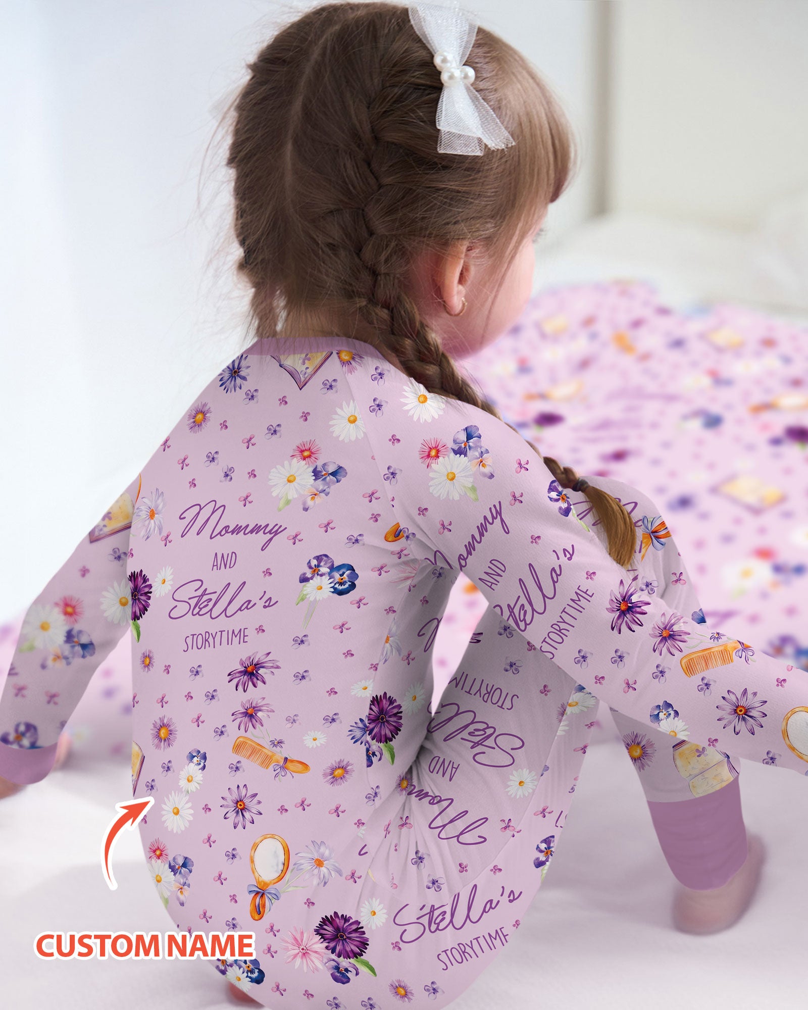 Mommy Daddy And Me Bedtime Story Family Matching Bamboo