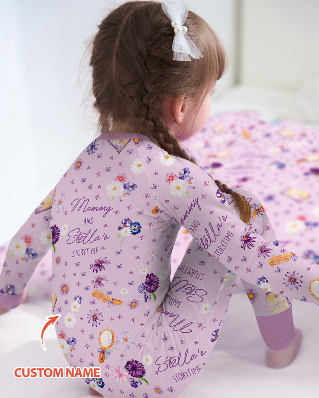 Mommy Daddy And Me Bedtime Story Family Matching Bamboo Convertible Zippy