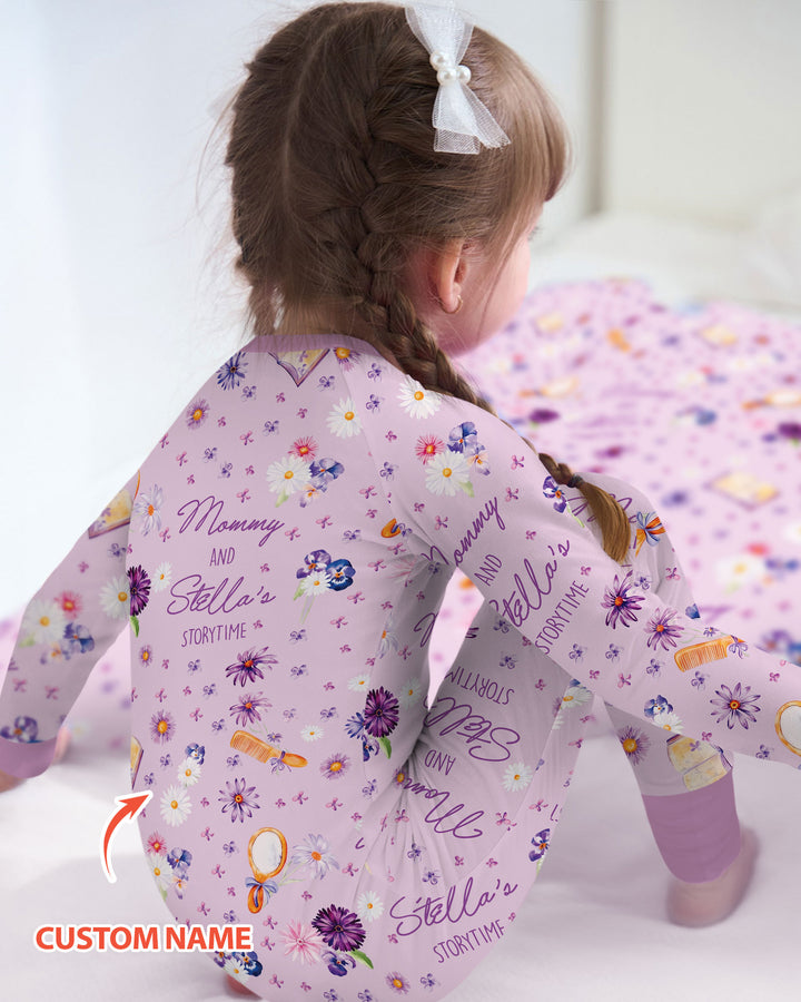 Mommy Daddy And Me Bedtime Story Family Matching Bamboo Convertible Zippy