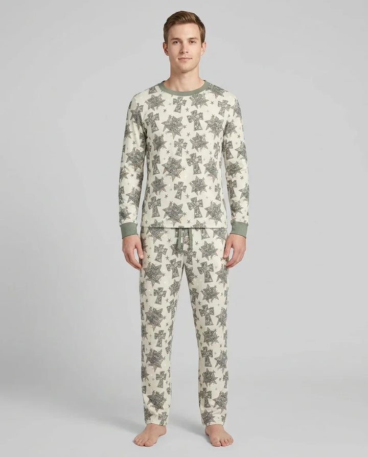plantilla Conjunto de Pijama de Bambú para Hombre
