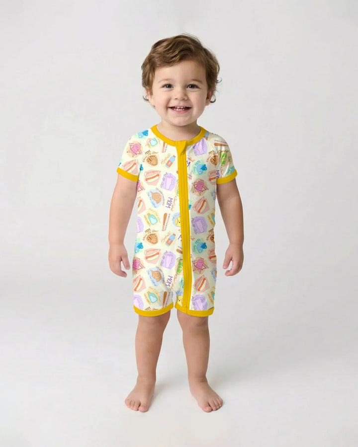 SoftBall Mom Saves The Days Bamboo Shorty Zippy