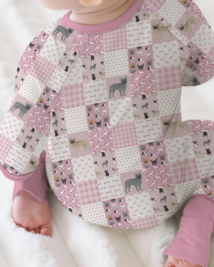 Frenchies Patchwork Family Matching Convertible Zippy