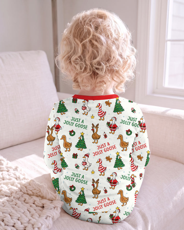 Just A Jolly Goose Bamboo Two Piece Long Sleeve Pajama Set