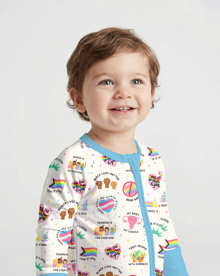 Gerippte Babykleidung mit individuellem Foto - Weich &amp; Skizzenhaft