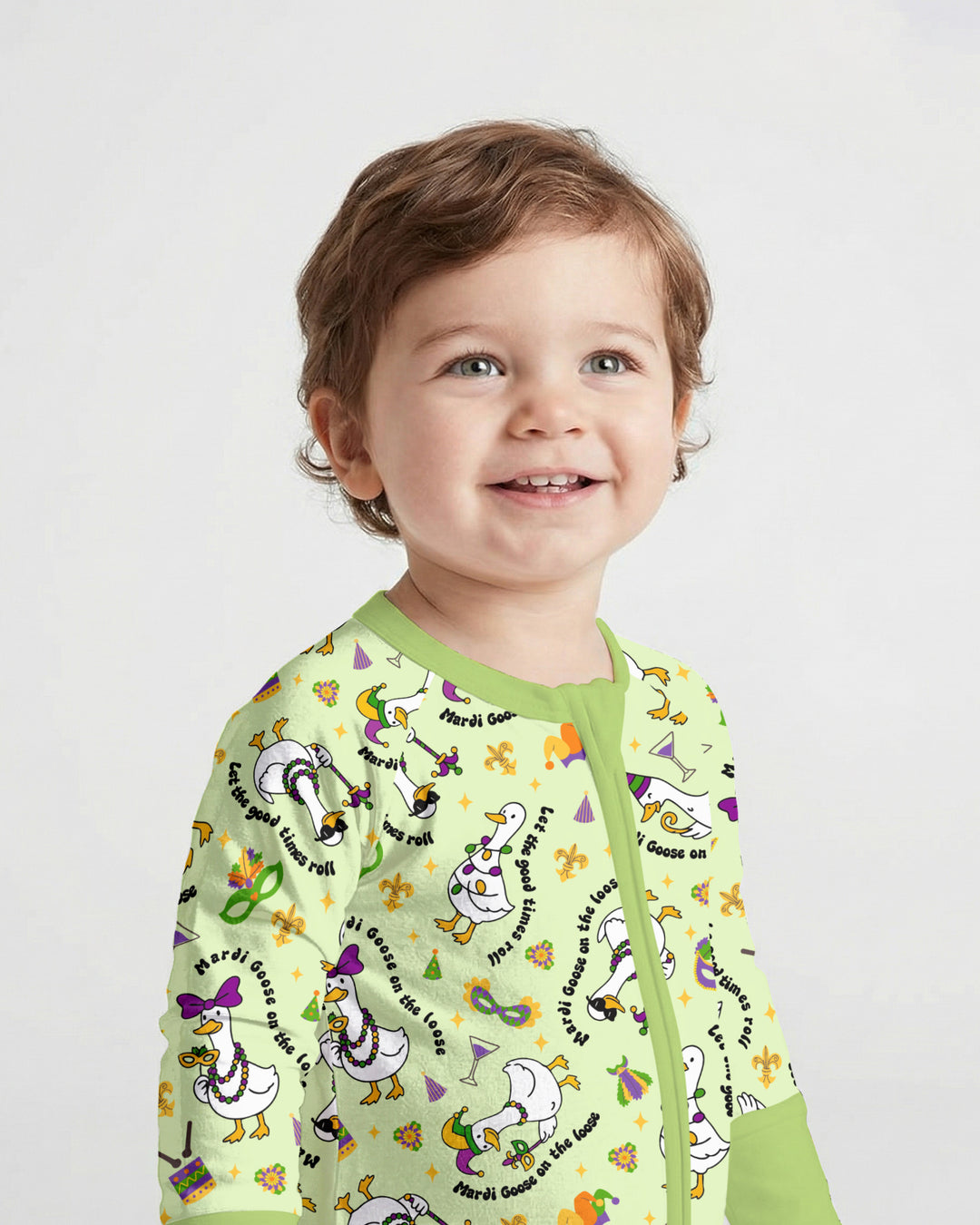 Mardi Gras Silly Goose Convertible Zippy