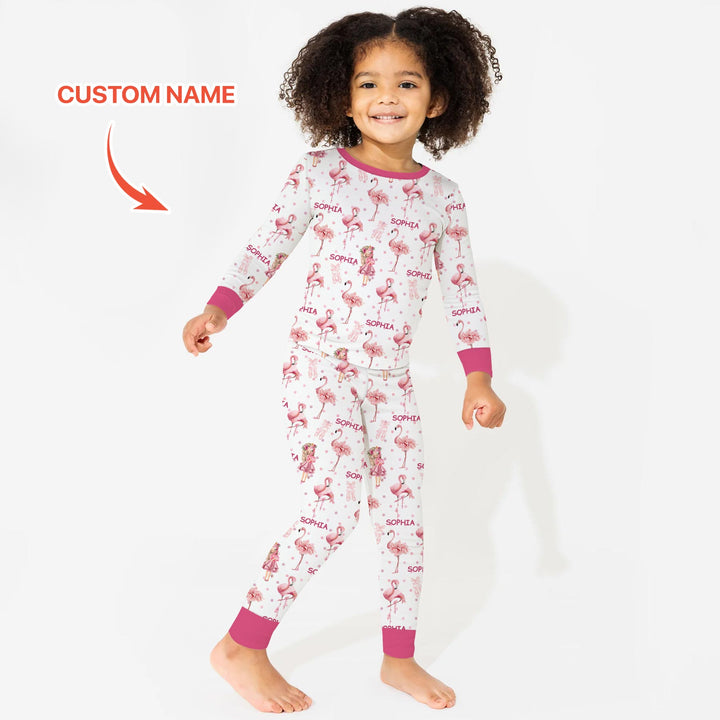 Little Ballerina Dreams Two Piece Long Sleeve Pajama Set