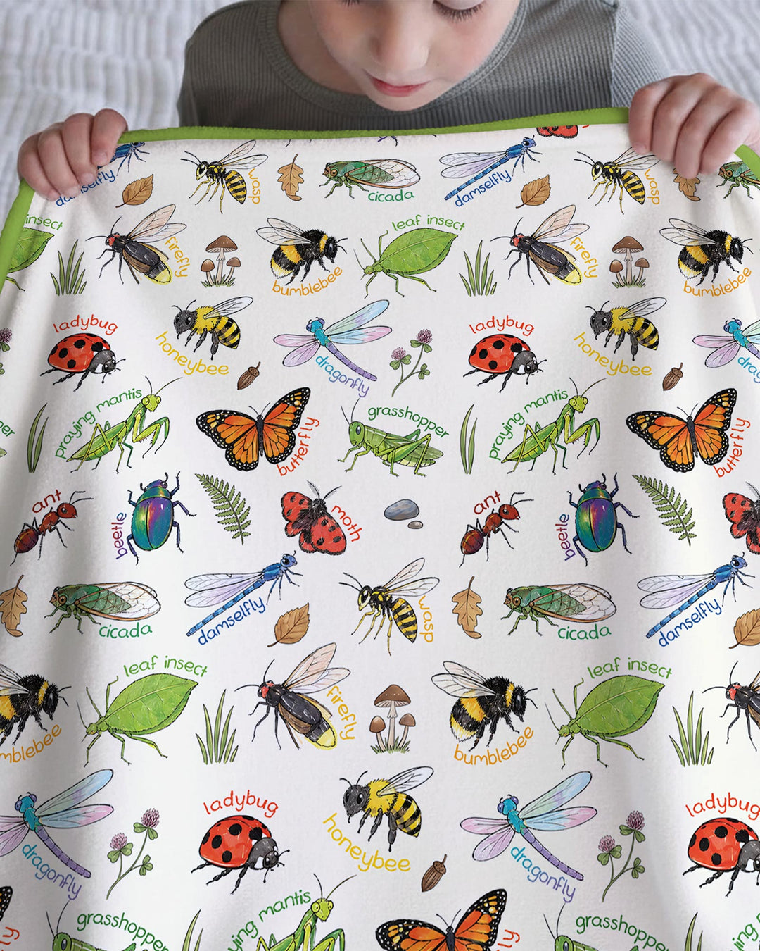 Bug Learning Bamboo Blanket