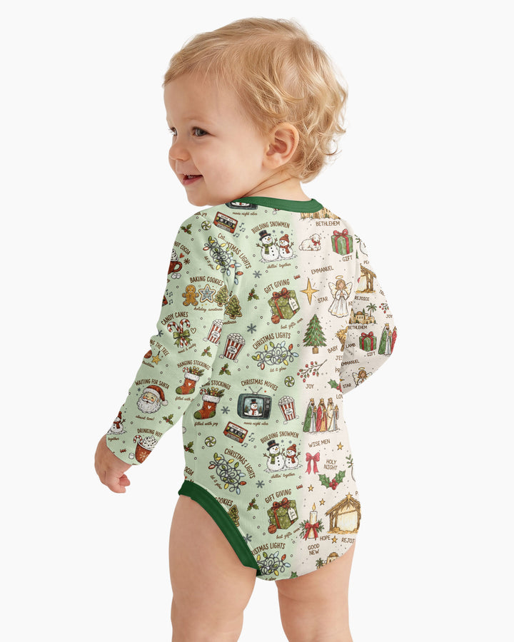 Jesus Is The Reason For The Season Family Matching Bamboo Bodysuit