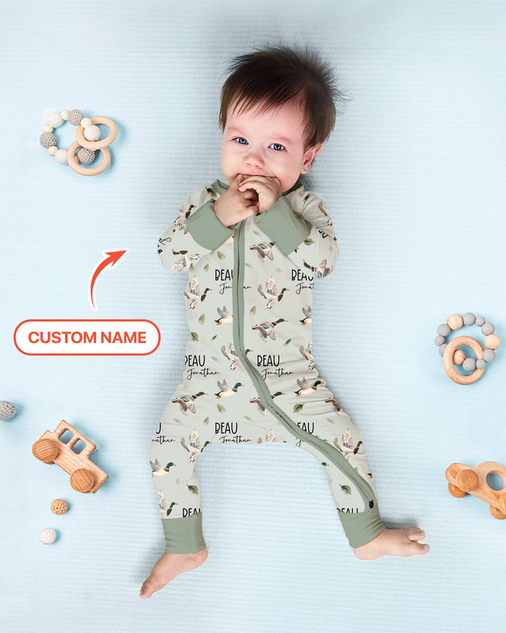 Custom Name Mallard Duck Convertible Zippy