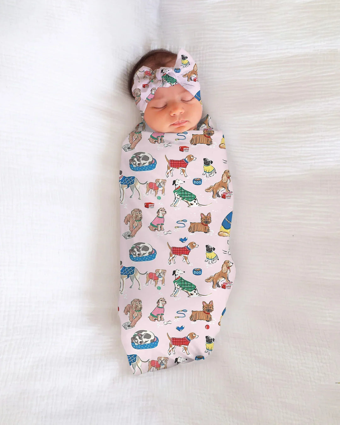 Best Bud Bark Family Matching swaddle blanket