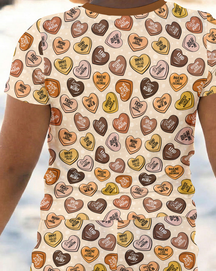 Zweiteiliges, kurzärmliges Pyjama-Set mit Marienkäfern