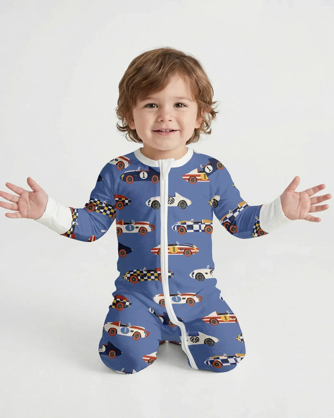 Gerippte Babykleidung mit individuellem Foto - Weich &amp; Skizzenhaft