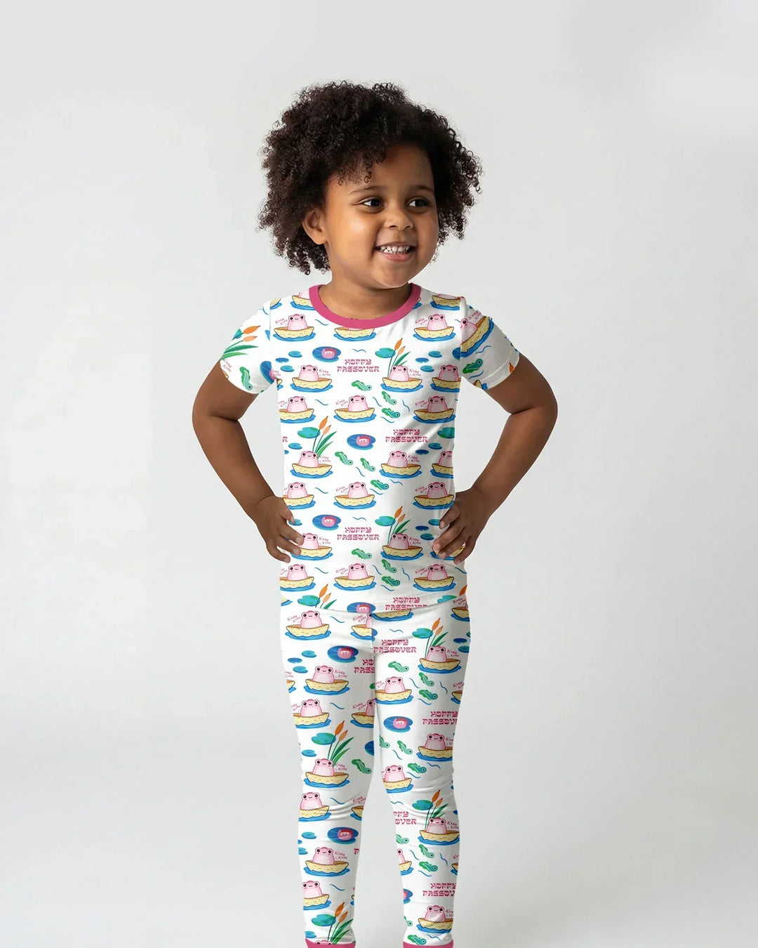 Zweiteiliges, kurzärmliges Pyjama-Set mit Marienkäfern