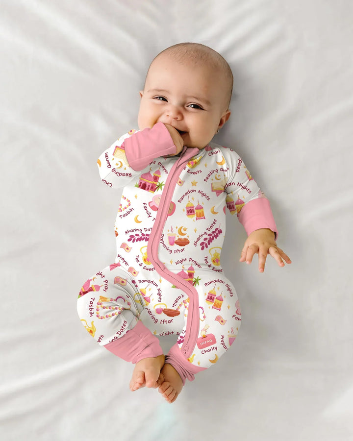 Ramadan Mubarak Matching Family Convertible Zippy