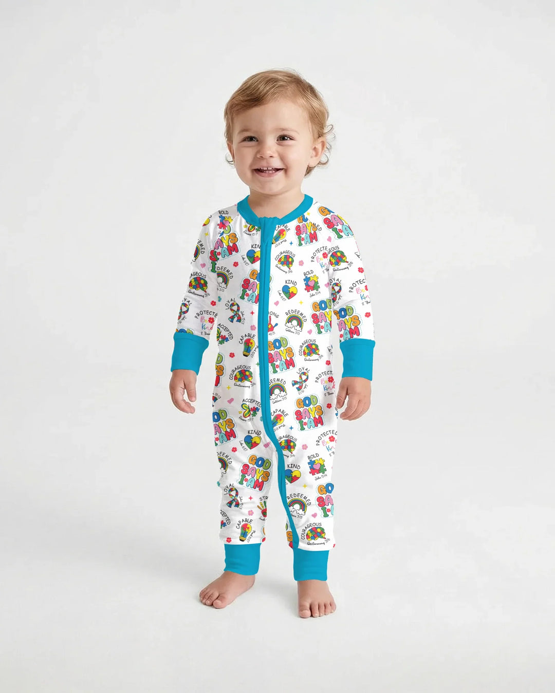 Gerippte Babykleidung mit individuellem Foto - Weich &amp; Skizzenhaft