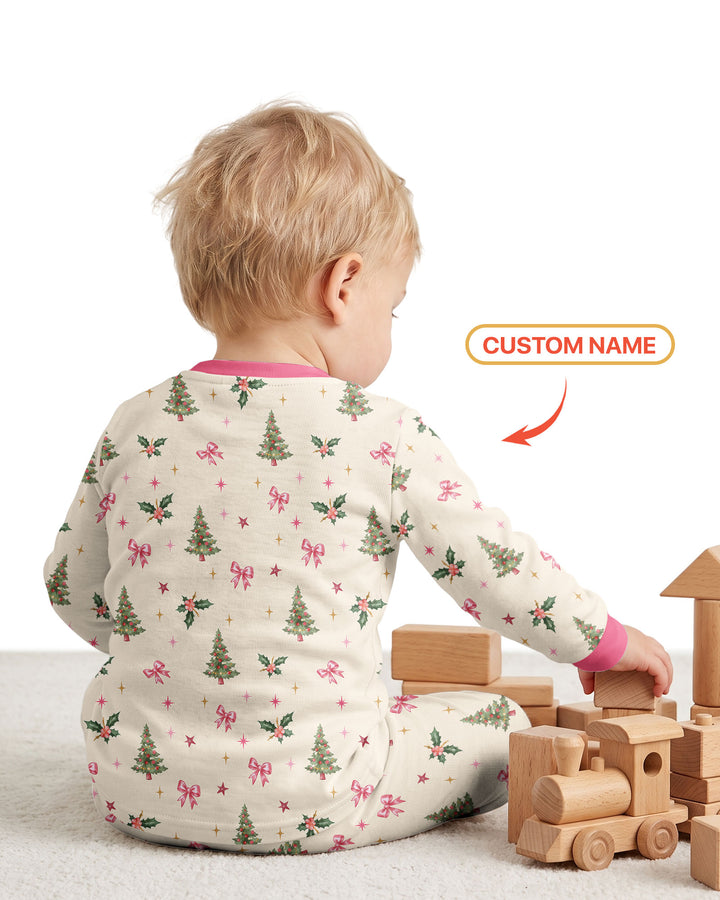 Tis The Season Bamboo Two Piece Long Sleeve Pajama Set