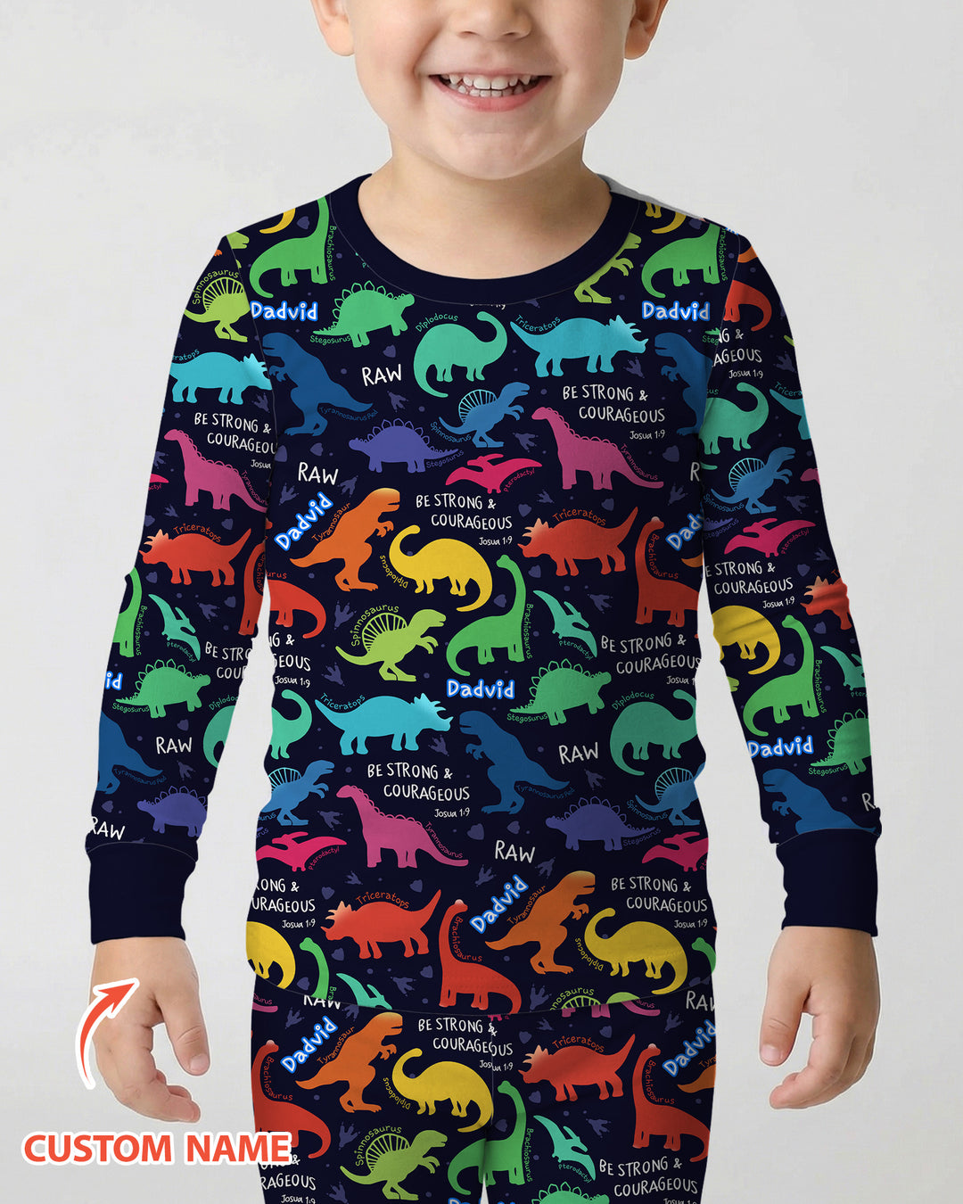 Conjunto de pijama de dos piezas de bambú con mangas largas, plantilla PERSONALIZADA