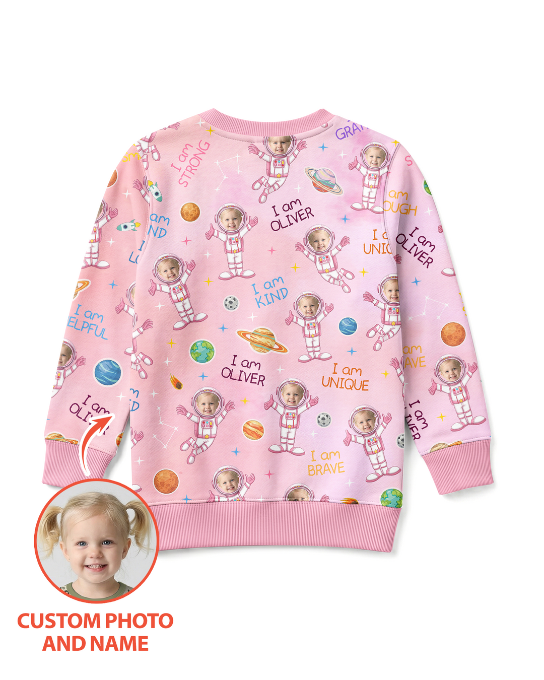 Custom Template Bambus-Rundhals-Sweatshirt