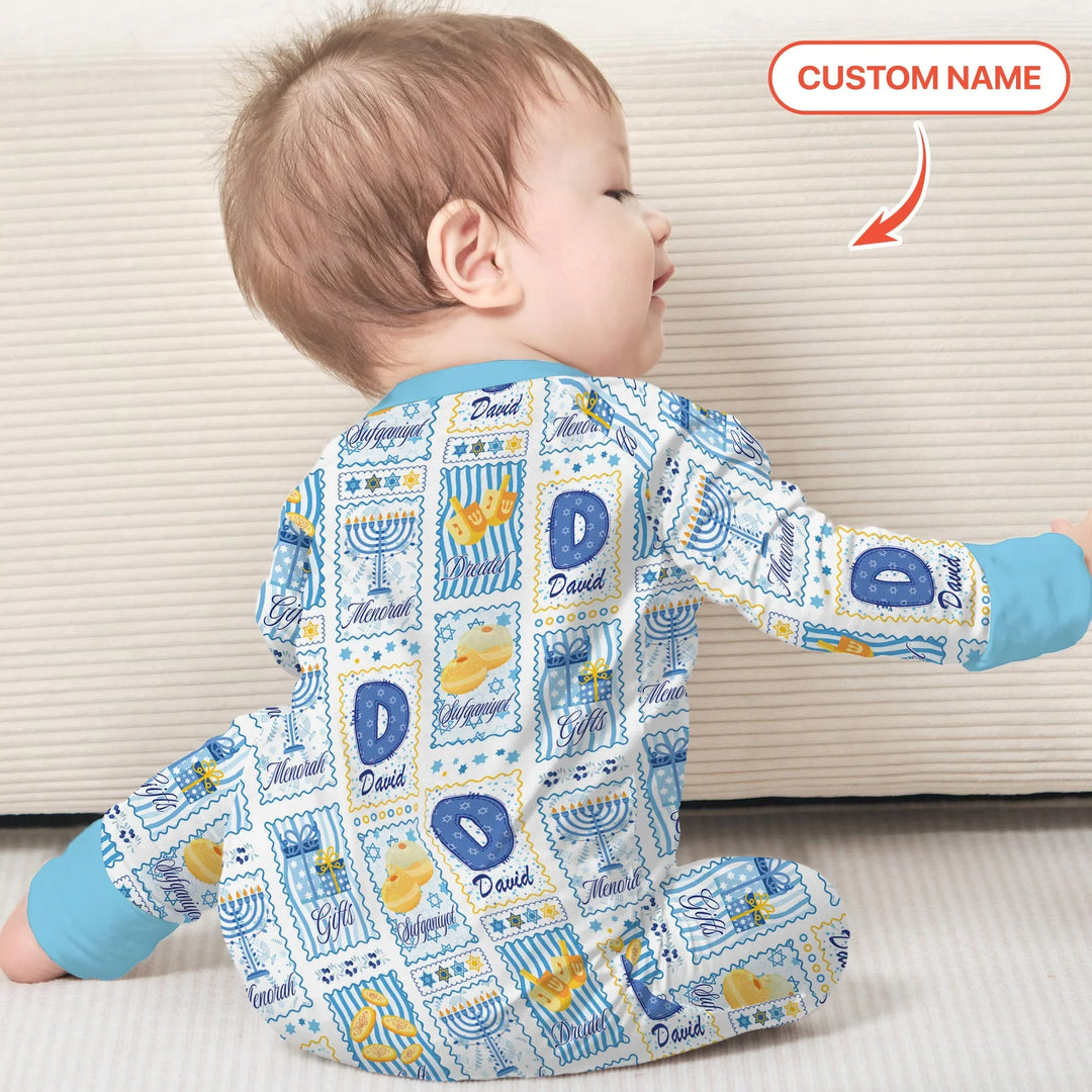 Light of Hanukkah Custom Name Convertible Zippy