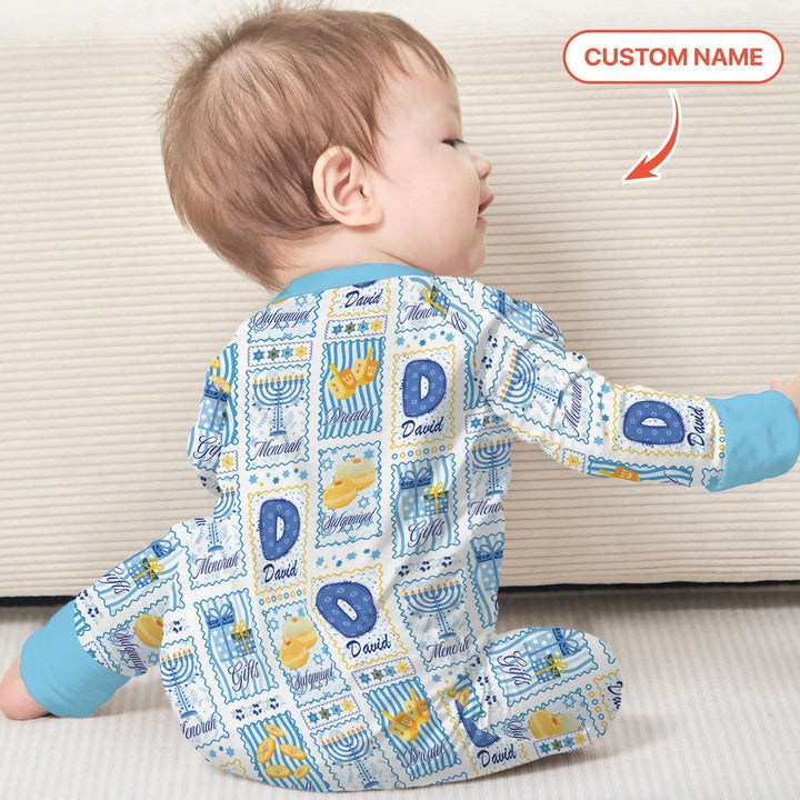 Light of Hanukkah Custom Name Convertible Zippy