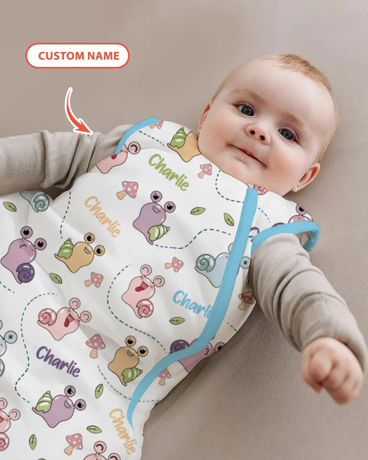 Custom Name Snailed it! Bamboo Sleep Bag