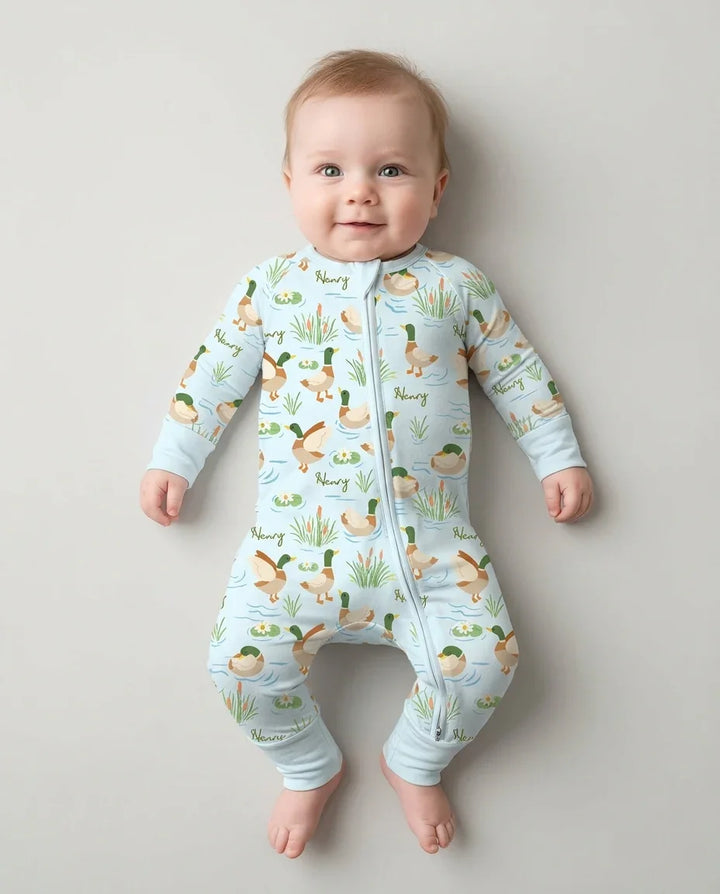 Personalized Mallard Duck Bamboo Convertible Zippy