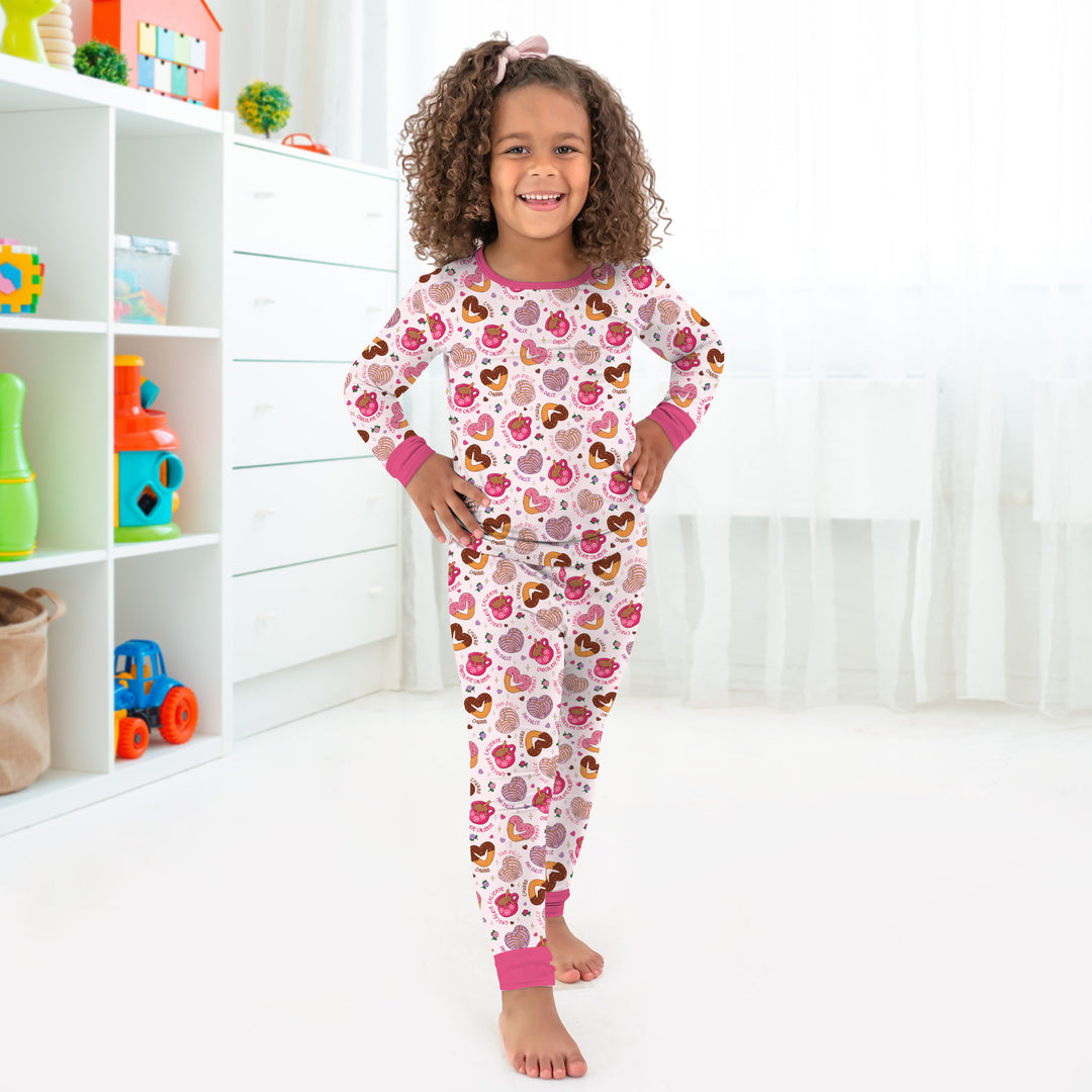Te quiero un churro Two Piece Long Sleeve Pajama Set