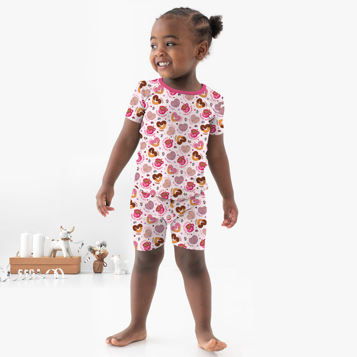Te quiero un churro Two Piece Short Sleeve Shorts Pajama Set