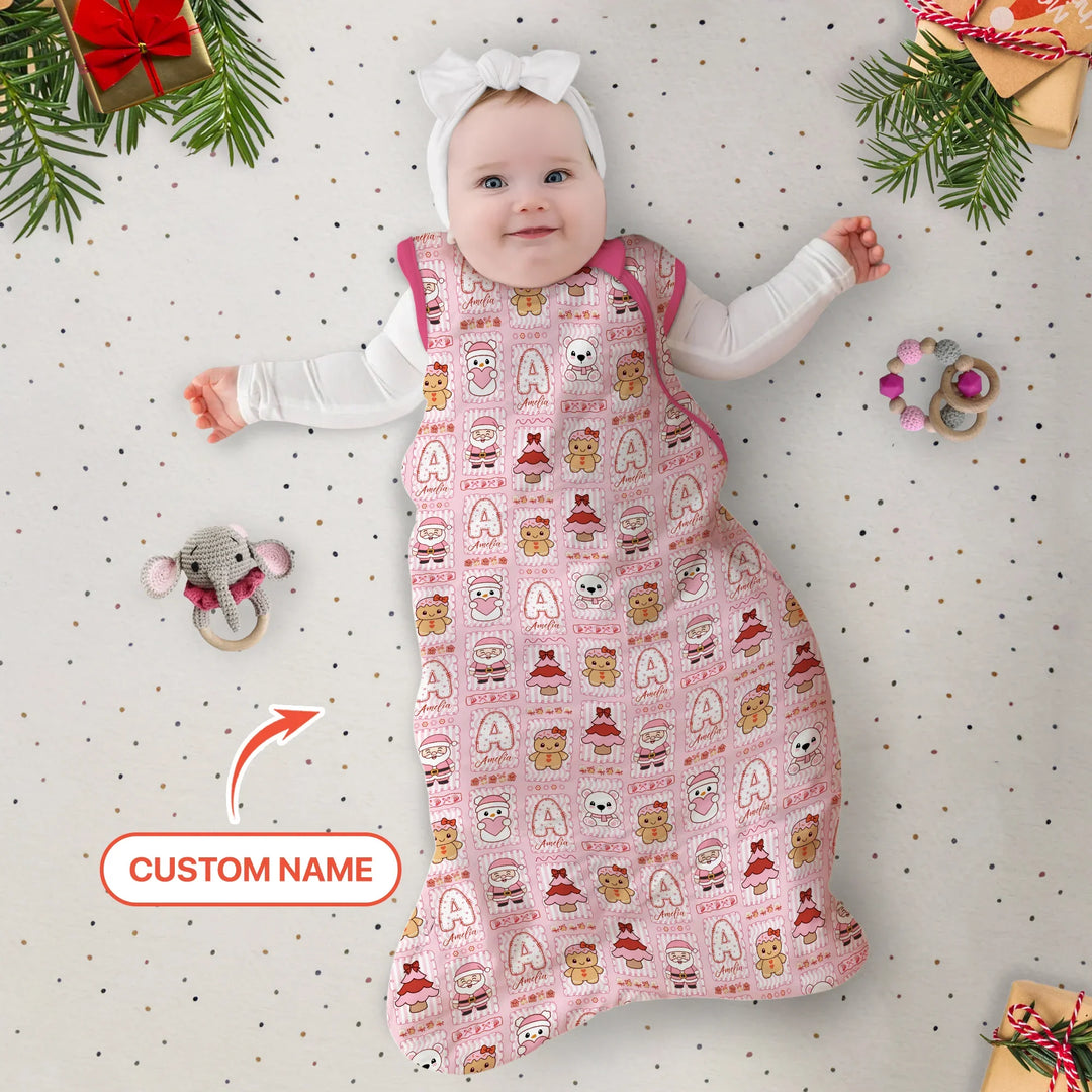 Custom Name Winter Wonderland Sleep Bag