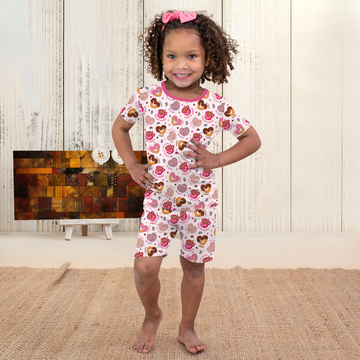 Te quiero un churro Two Piece Short Sleeve Shorts Pajama Set