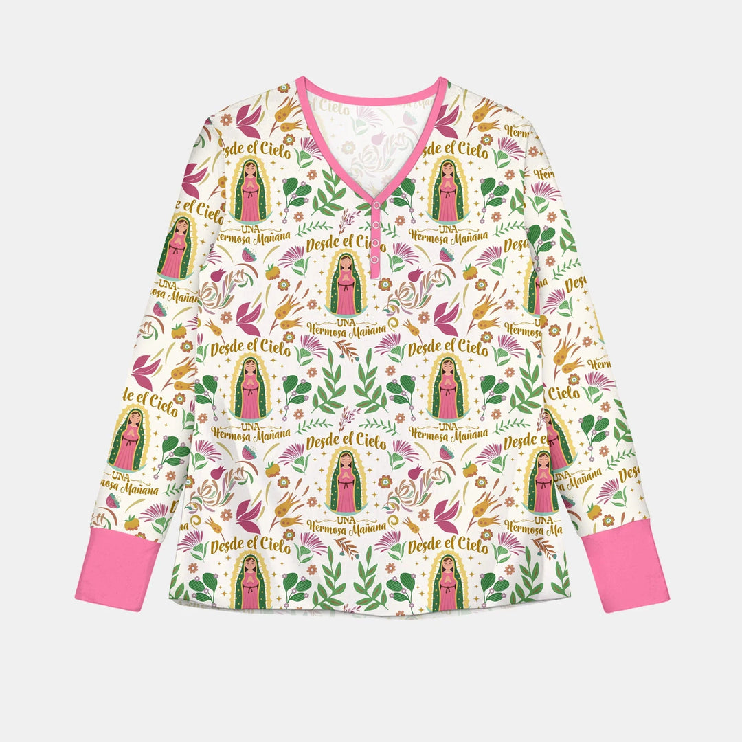 Our Lady of Guadalupe Virgin Mary Custom Women Pajama Set