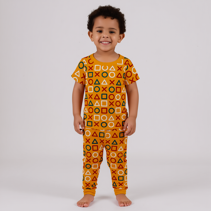 Shapes Hero Two Piece Short Sleeve Pajama Set