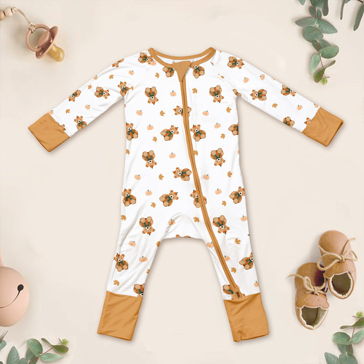 Punkin Teddy Bear Bamboo Convertible Zippy