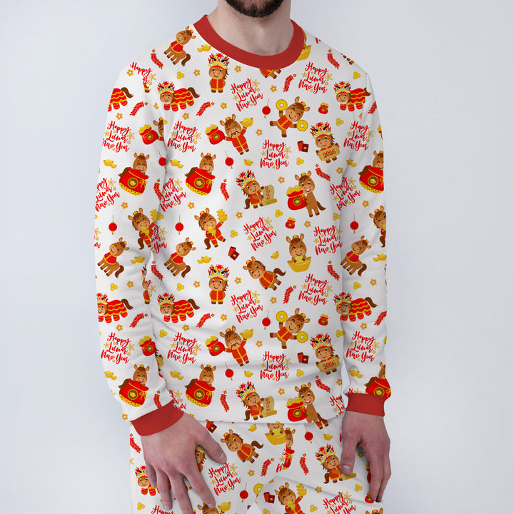 Year of the Horse Men's Pajama Set
