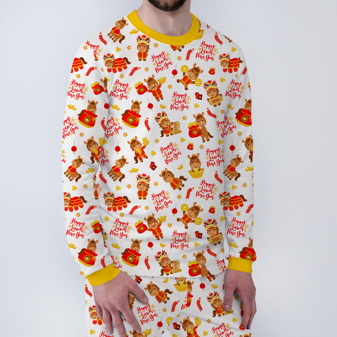 Year of the Horse Men's Pajama Set