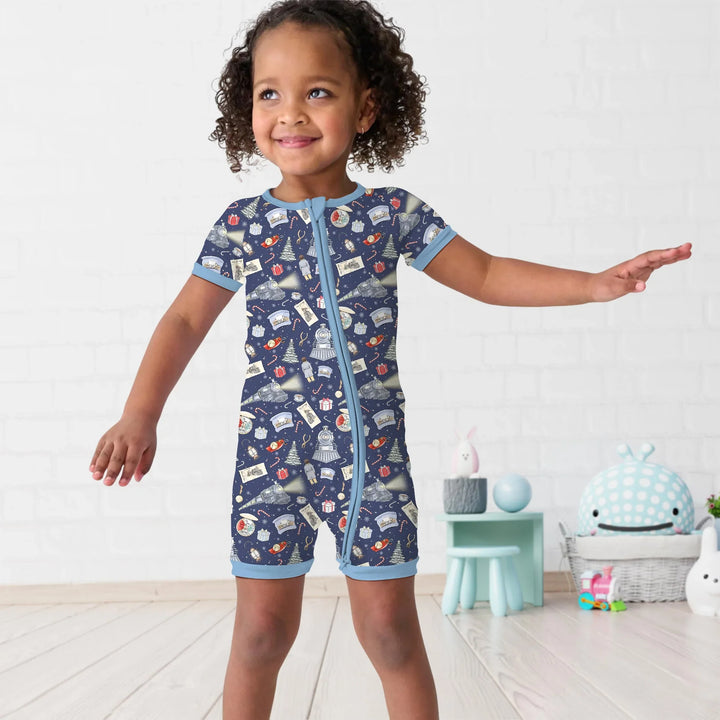 Christmas Train Shorty Zippy