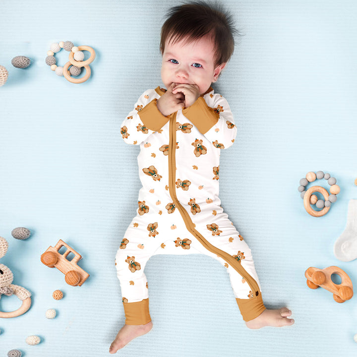 Punkin Teddy Bear Bamboo Convertible Zippy