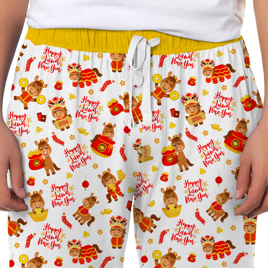 Year of the Horse Men's Pajama Set