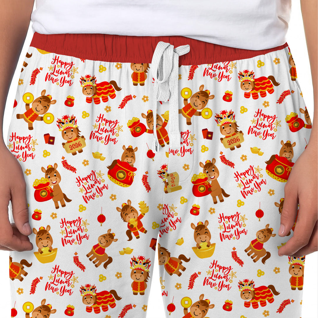 Year of the Horse Men's Pajama Set