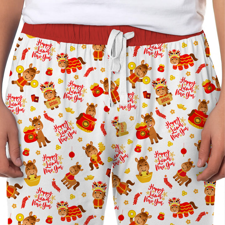 Year of the Horse Men's Pajama Set